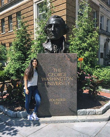 AUK Sends Two Students to George Washington University on Study Abroad Program Summer Scholarship
