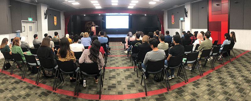 Center for gulf studies at auk presents lecture on french-gcc diplomatic relations