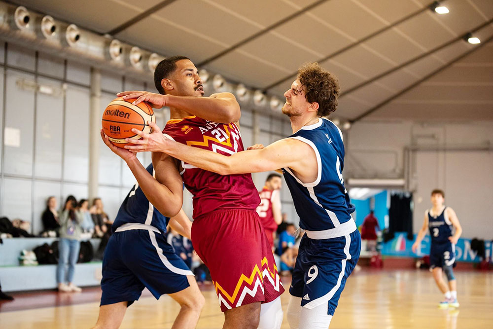 Auk mens basketball team excels at euromilano tournament