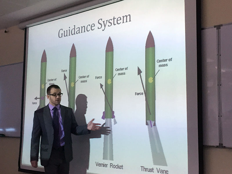 Rise center at the american university of kuwait hosts a talk on rocket science 101