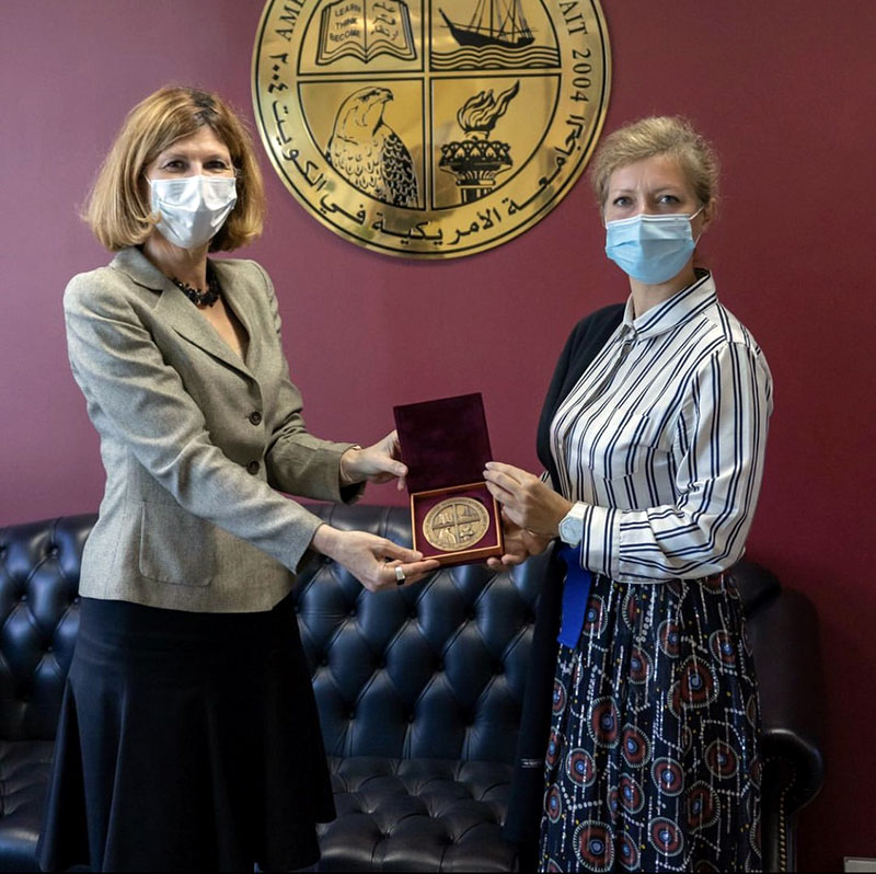 French Ambassador Visits AUK Campus