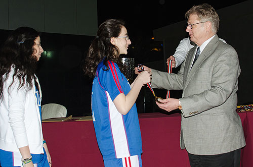 Ask and ges crowned champions of the 3rd annual high school football tournament at auk