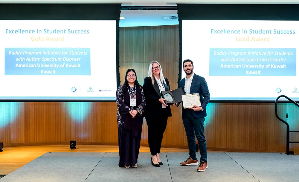 AUK Wins Gold at 2025 MENASA NASPA Awards for Autism Buddy Program Initiative