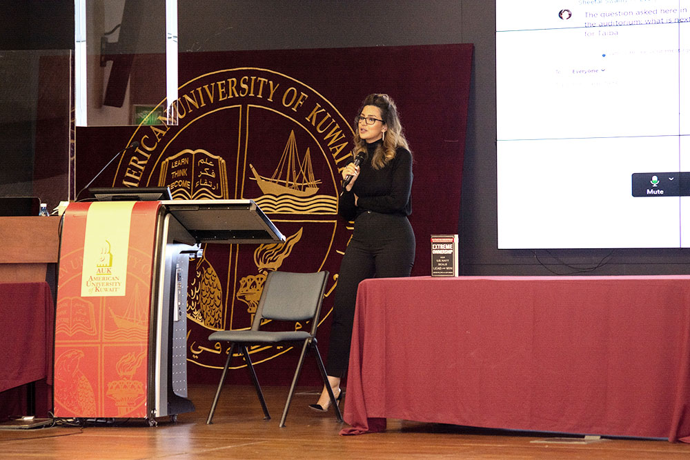 Taiba Al-Humaidhi Conducts Workshop Series at AUK