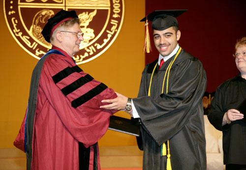 American university of kuwait graduation ceremony 2011