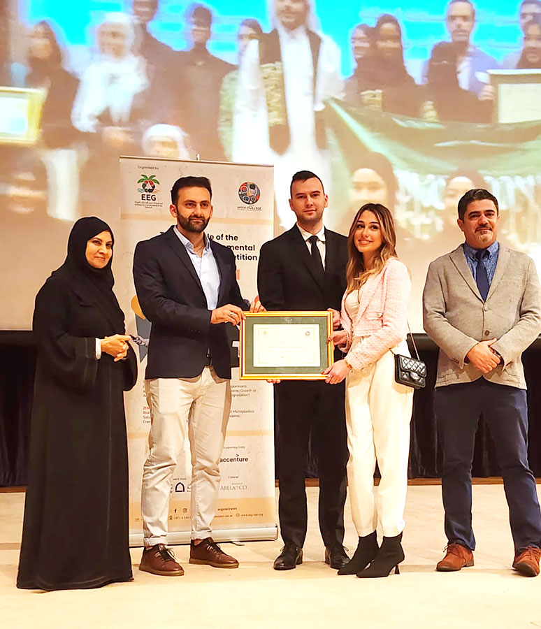 AUK Students Awarded Certificate of Merit at EEG 2023: Present on Strengthening Environmental Policies