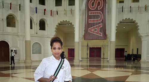 Auk writing center staff attend conference in uae