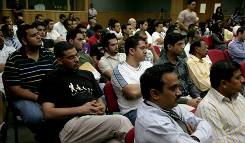 Former indian minister lectures at auk