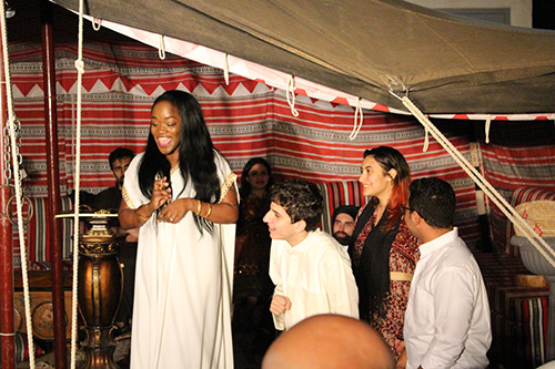 The drama program at auk presents arabian nights