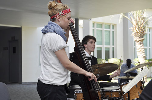 German youth jazz orchestra performs at auk