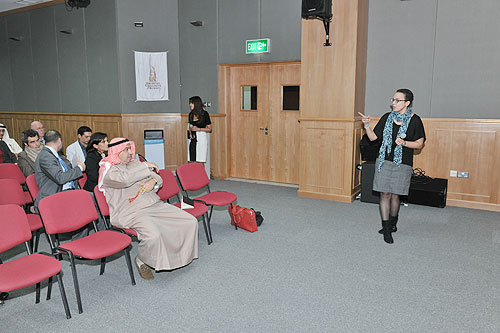 The center for gulf studies at the american university of kuwait hosts lecture on the arab spring