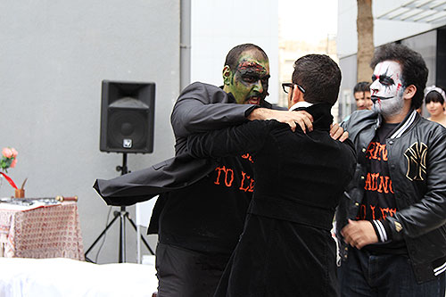 Auk students successfully resurrect frankensteins monster