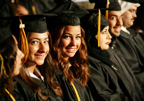 American university of kuwait graduation ceremony 2011