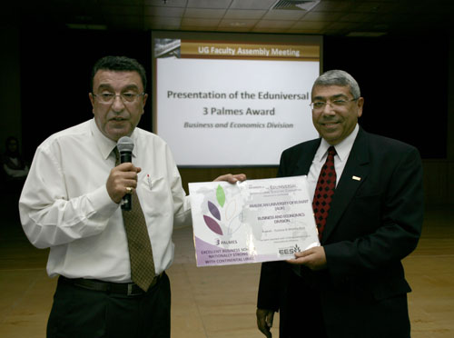 AUK's Business Division earns Eduniversal Recognition