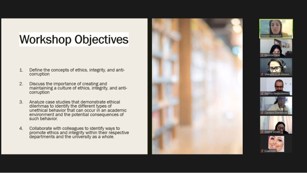 AUK CTE Hosts Webinar with Dr. Zaid Aladwan