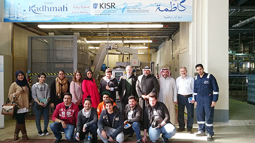 Auk economics  marketing students visit kisr water research center