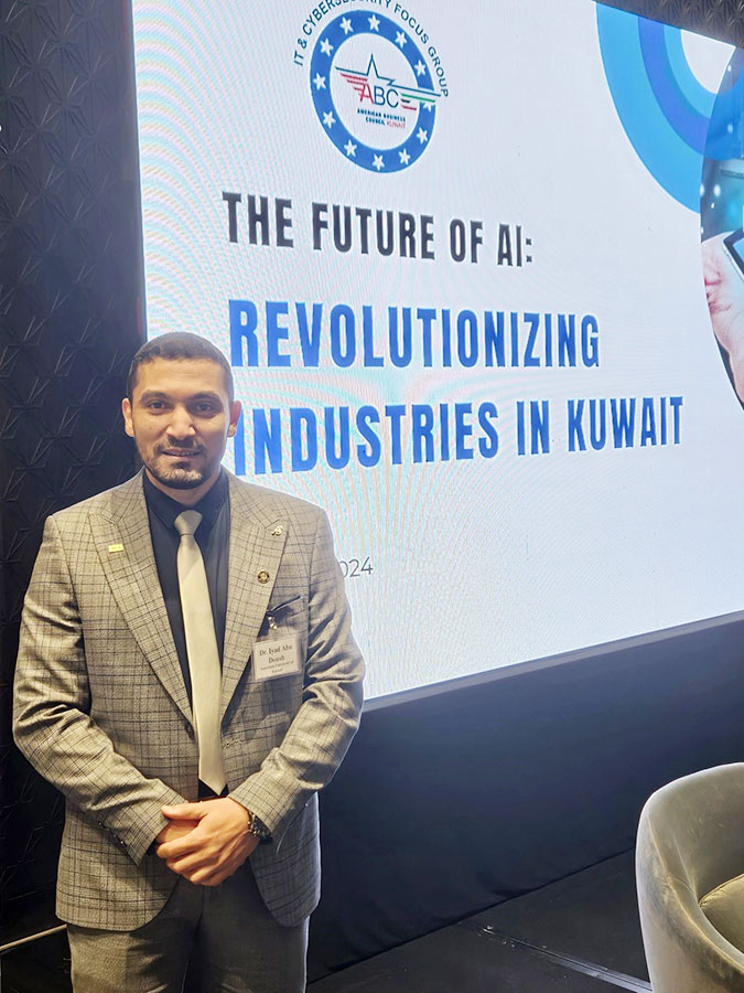 Revolutionizing Education: Insights by Dr. Iyad Abu Doush at 'The Future of AI' Event