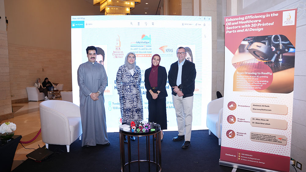 Auk engineering students innovate with 3d printing and ai for oil and healthcare sectors