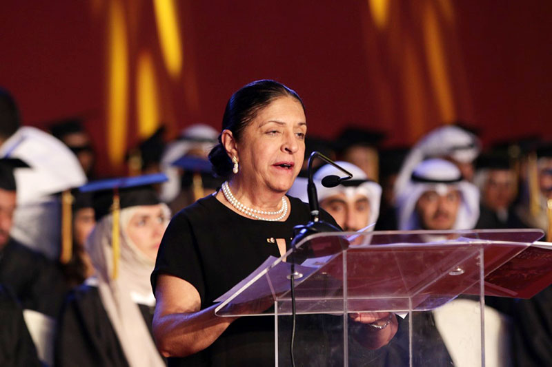 AUK Distinguished Lecturer H.E. Nabeela Al-Mulla in UNIDIR and UN Women in panel discussion