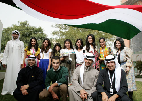 The american university of kuwait celebrates independence and liberation days