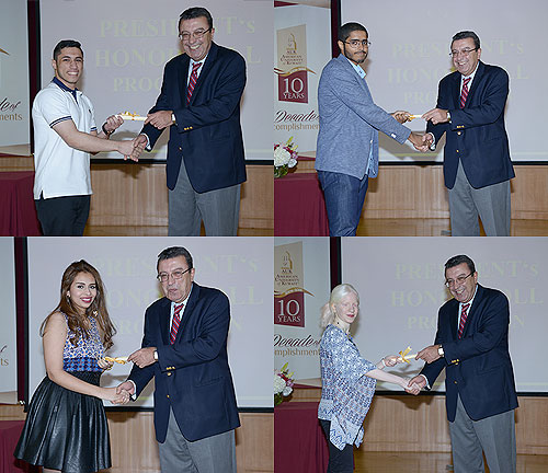 Auk celebrates academic achievements of its top students