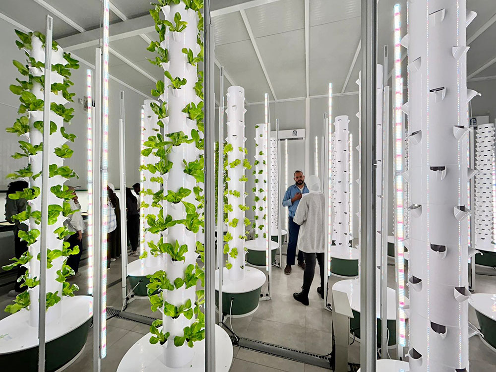 AUK Introduces Cutting-Edge Greenhouse with Innovative Tower Farming Technology