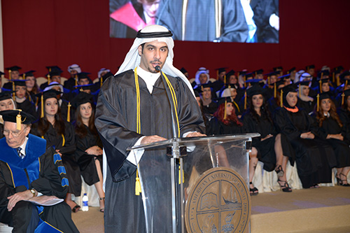 The american university of kuwait auk graduates its 9th class