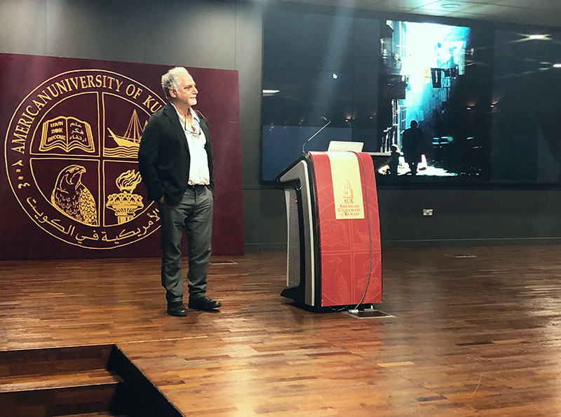 AUK Hosts Filmmaker George Azar