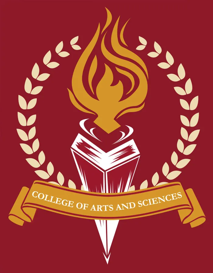 Official logo of the AUK College of Arts and Sciences.