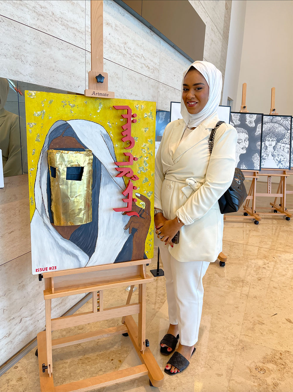 Auk art  graphic design department participates in tedxkuwait city exhibition