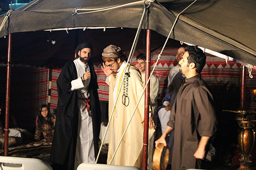 The drama program at auk presents arabian nights