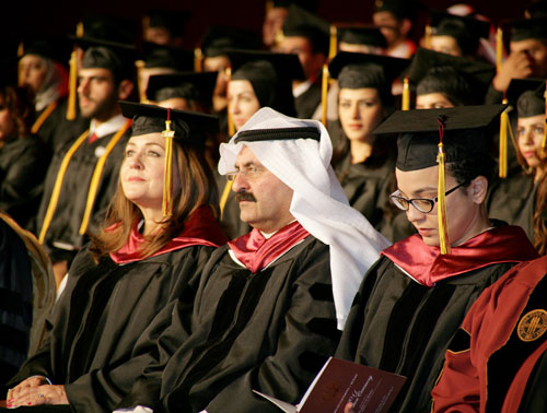 American university of kuwait graduation ceremony 2011
