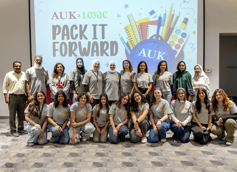 AUK Provides 200 School Bags to Support Families in Collaboration with LOYAC