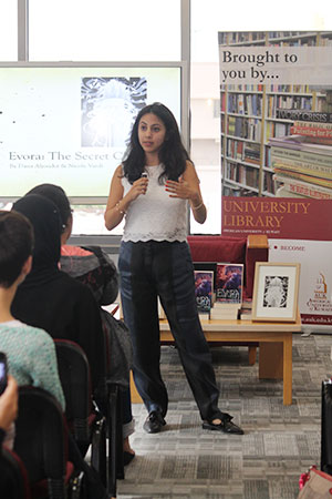 AUK Library Hosts a Book Review for Dana Aljouder