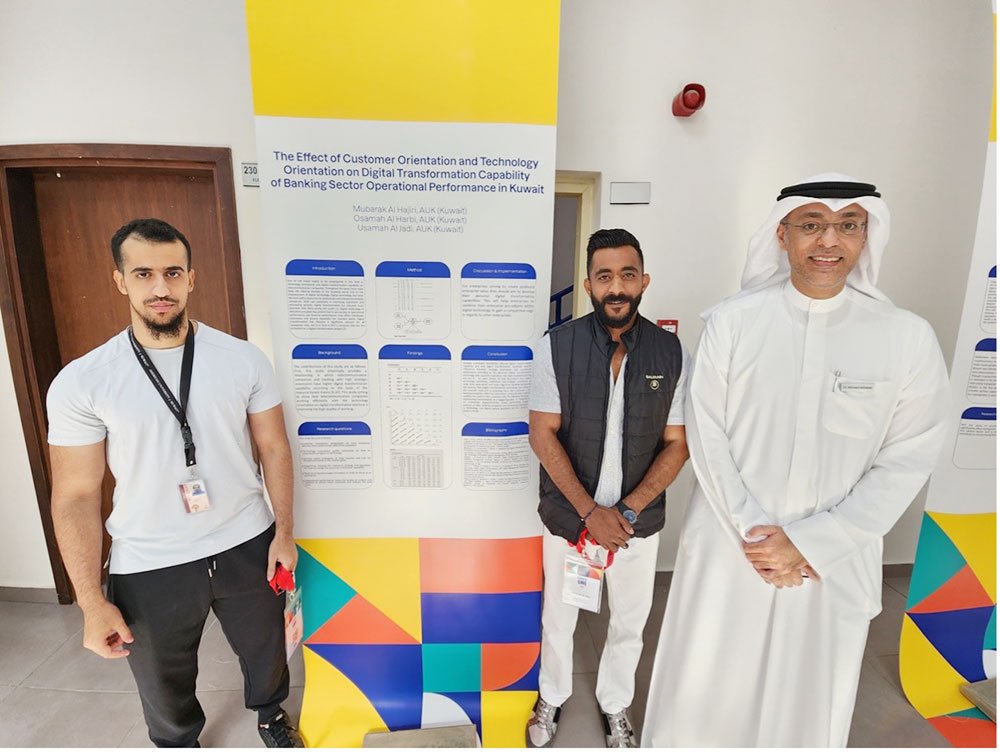 Auk students secure first and second place in k-tech conference in category of best poster award