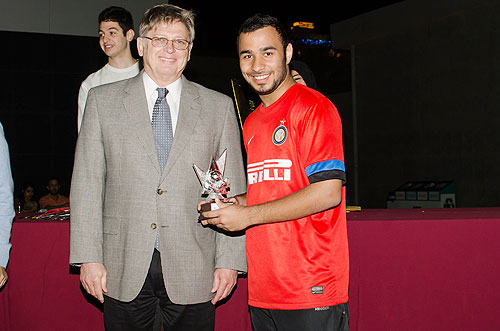 Ask and ges crowned champions of the 3rd annual high school football tournament at auk