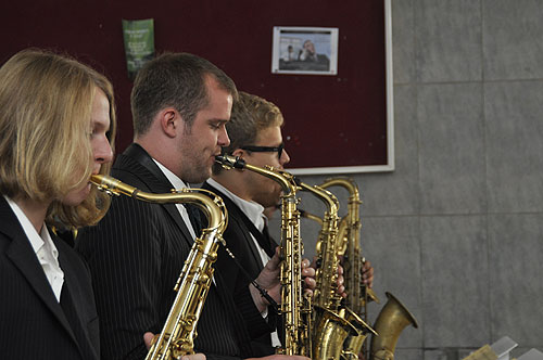 German youth jazz orchestra performs at auk