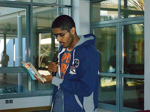 The english department at auk hosts the african american read-in event