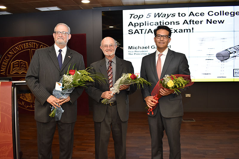 Auk hosts princeton review and the us ambassador