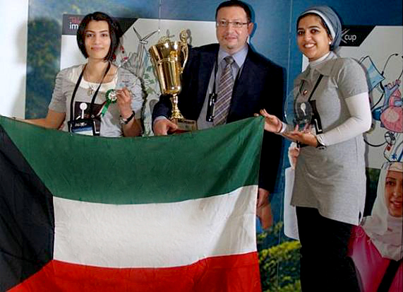 AUK Women, Champions of the Gulf Microsoft Imagine Cup Competition For Software Design