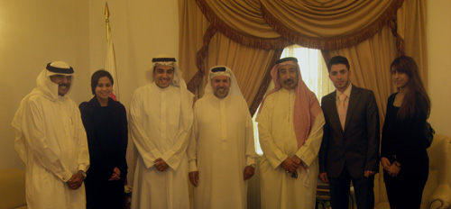 MUNAUK visits the Bahraini Ambassador to Kuwait