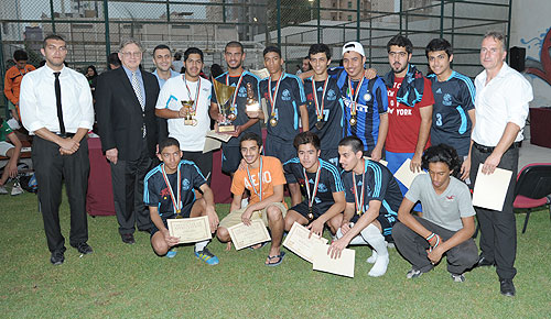 Ask and ges crowned champions of the 2nd annual high school football tournament at auk
