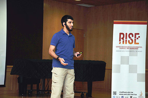 Rise center at the american university of kuwait holds lecture entitled the way to 5g live demo by zain