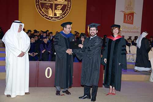 The american university of kuwait auk graduates its 9th class