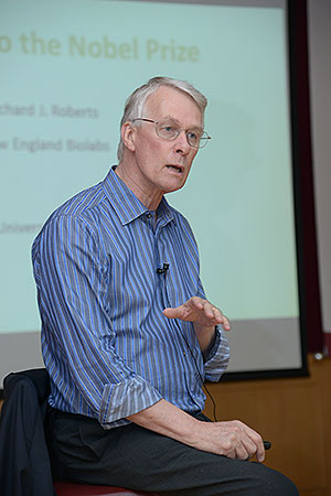 Rise hosts nobel laureate sir richard roberts