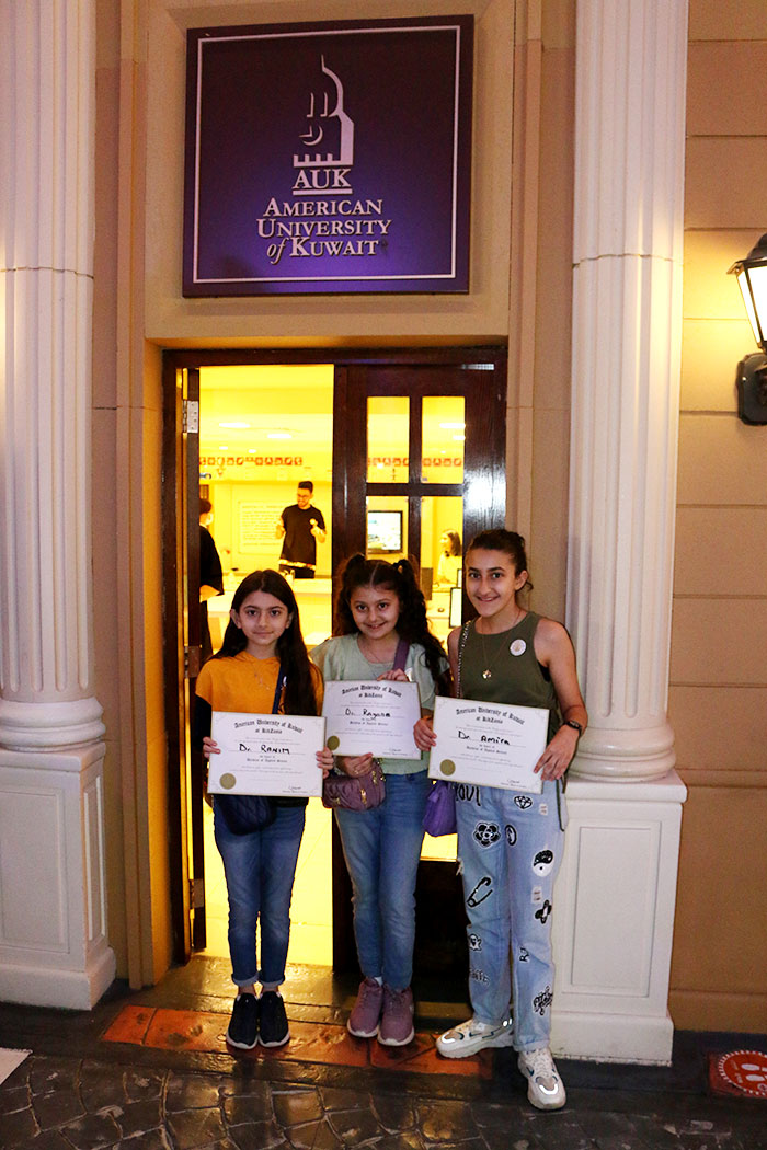 The american university of kuwait presents lecture at kidzania