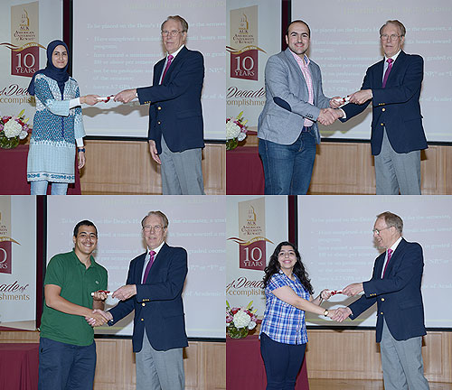 Auk celebrates academic achievements of its top students