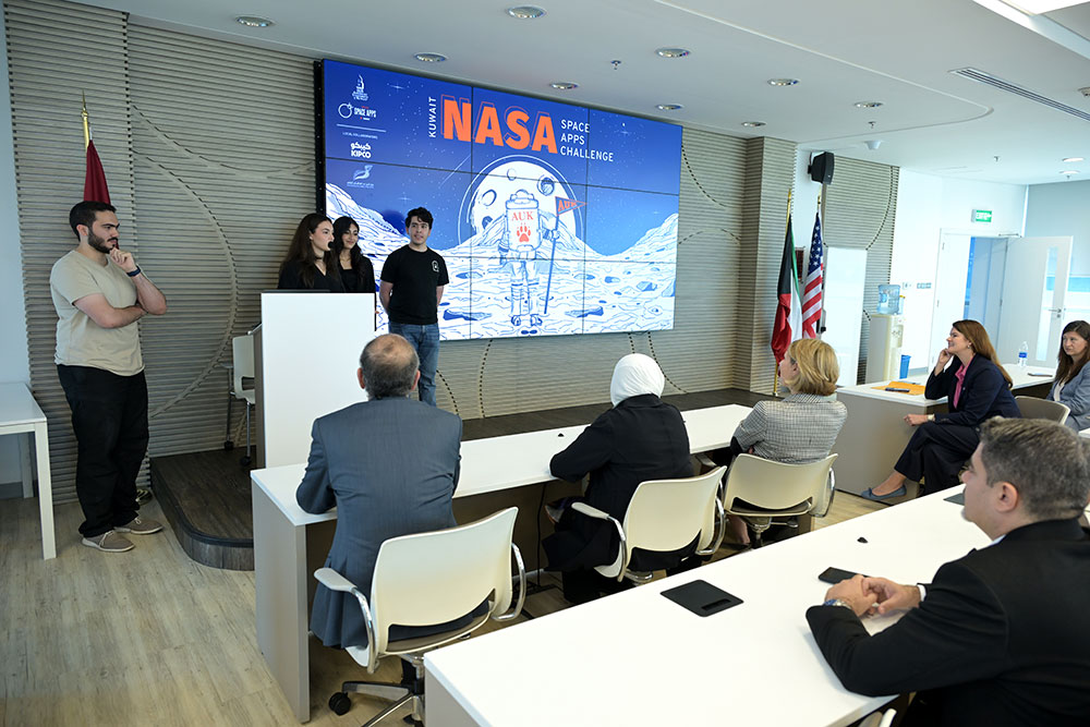 Celebrating innovation auk hosts nasa space apps challenge winners ceremony