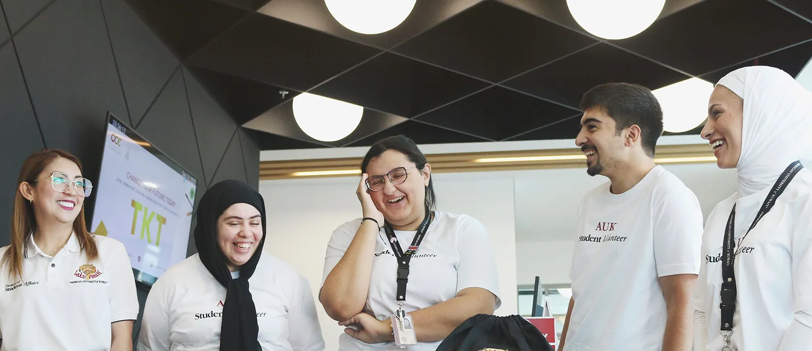 AUK students Enjoying to learn some stuffs