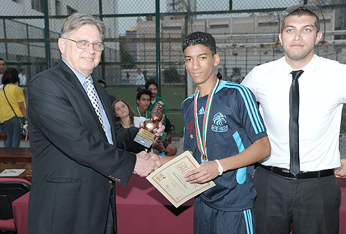 Ask and ges crowned champions of the 2nd annual high school football tournament at auk